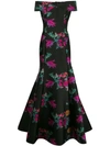 ETRO PANELED FLORAL GOWN
