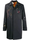 ETRO EMBROIDERED DETAIL COAT