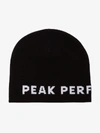 PEAK PERFORMANCE PEAK PERFORMANCE BLACK LOGO KNIT BEANIE HAT,G5572501714097013