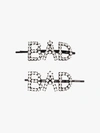 ASHLEY WILLIAMS ASHLEY WILLIAMS BLACK BAD CRYSTAL HAIR SLIDES,BADHAIRPIN14147780