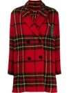 ETRO CHECKED DOUBLE-BREASTED COAT