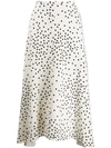 STELLA MCCARTNEY POLKA-DOT MIDI SKIRT