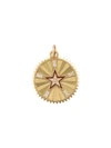 FOUNDRAE 18KT YELLOW GOLD DIAMOND STAR STRENGTH PENDANT