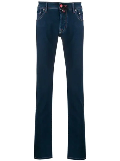 Jacob Cohen Mid Rise Slim-fit Jeans In Blue