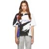 ALEXANDER WANG ALEXANDER WANG MULTICOLOR PRINTED TENNIS POLO