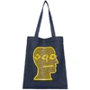 A.P.C. A.P.C. BLUE BRAIN DEAD EDITION SHOPPING TOTE