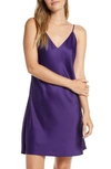 Natori Satin Elements Chemise In Dpu Deep Purple