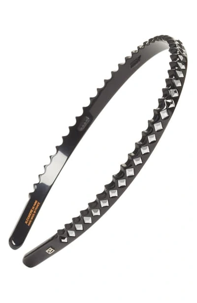 Alexandre De Paris Rocks Headband In Black