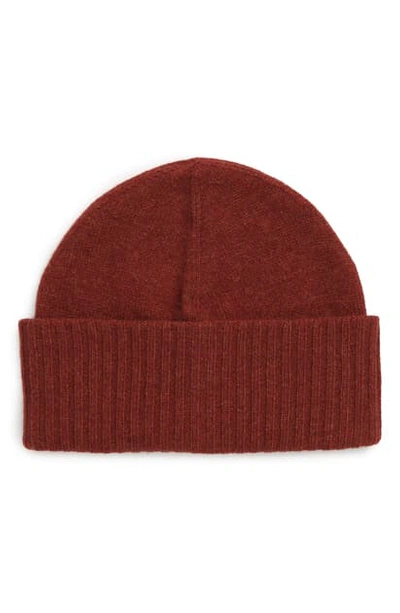 Madewell Cuffed Fisherman Beanie In Maple Syrup Multi