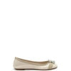 ANNA BAIGUERA ANNA BAIGUERA WOMEN'S BEIGE LEATHER FLATS,MCBI38455 37