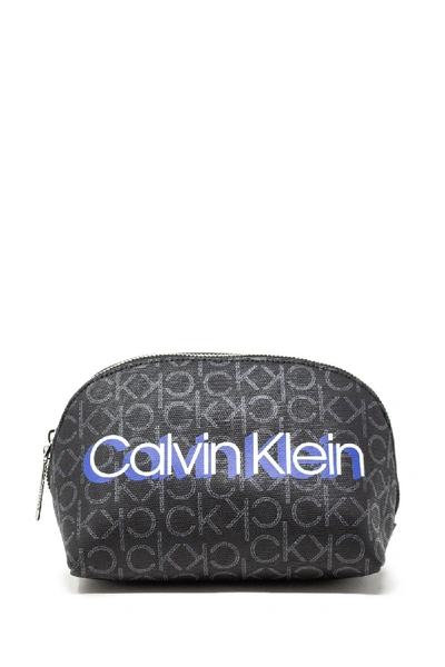 Calvin Klein Black Cotton Beauty Case