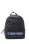 CALVIN KLEIN BLACK COTTON BACKPACK,K60K605626BLACK