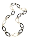 Vhernier Women's Ottovolante 18k Rose Gold, Ebony & Diamond Chain Necklace