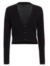 ATM ANTHONY THOMAS MELILLO Cropped Cashmere V-Neck Cardigan