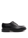 FERRAGAMO TANGER LEATHER OXFORD SHOES