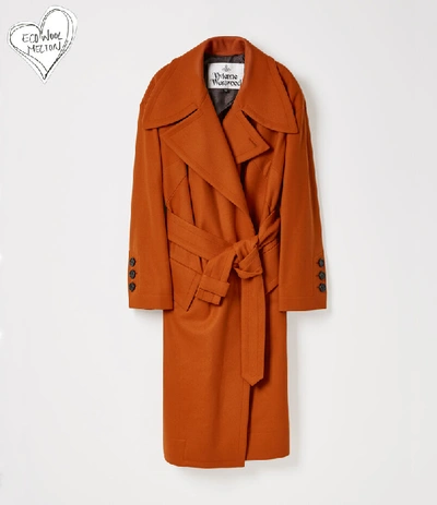 Vivienne Westwood Wilma Coat Dark Orange