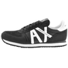 ARMANI EXCHANGE LOGO TRAINERS BLACK,124881