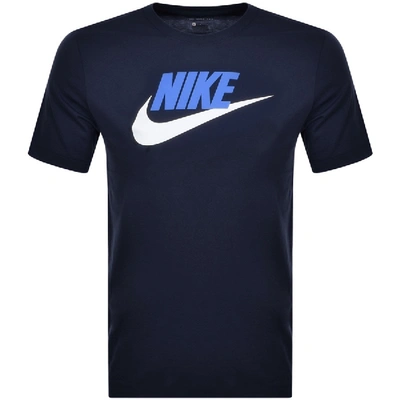 Nike Men's Sportswear Icon Futura T-shirt, Blue - Size Large