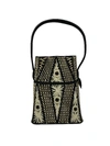 MELI MELO Gitana Raffia Straw Complex Top Handle Bag for Women,GA01-185