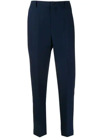 Altea Cropped-length Tailored Trousers In Blue
