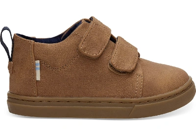 Toms Schuhe Braune Suede Lenny Mid-top-sneakers Für Kleinkinder - Grösse 19.5 In Light Twig