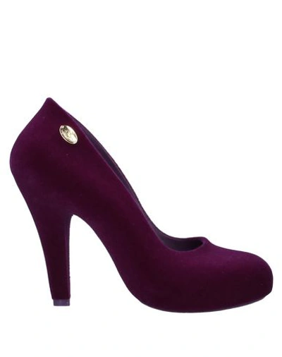 Vivienne Westwood Anglomania Pump In Dark Purple