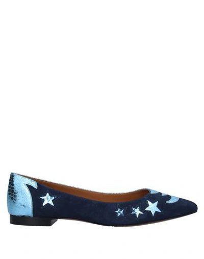 Marc By Marc Jacobs Ballet Flats In Dark Blue