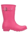 Hunter Ankle Boot In Pink