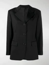 PRADA FITTED SINGLE BREASTED BLAZER,14506867