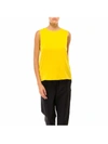 Theory Stretch Silk Straight Shell Core In Yellow