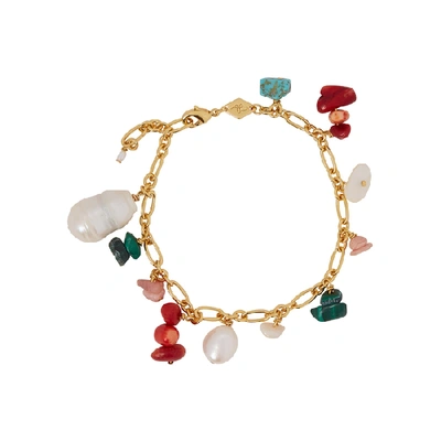 Anni Lu Carine 18kt Gold-plated Bracelet In Multicoloured