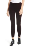 EILEEN FISHER VELVET ANKLE LEGGINGS,F9FUH-P0031P