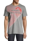 VERSACE WAVE GRAPHIC T-SHIRT,0400011568981