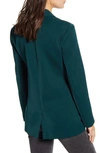 Endless Rose Tailored Single Button Blazer In Green