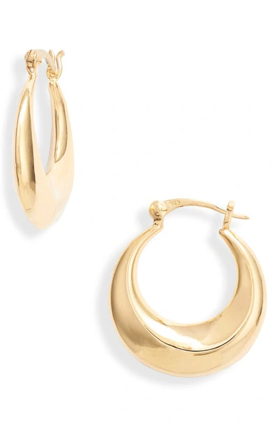 Argento Vivo Hoop Earrings In Gold