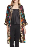 ALICE AND OLIVIA AVILA REVERSIBLE BUTTERFLY PRINT JACKET,CC909P54201