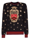 DOLCE & GABBANA CASHMERE SWEATER WITH EMBROIDERY,11095580