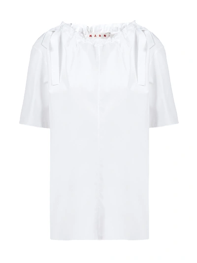 Marni White Blouse Woman