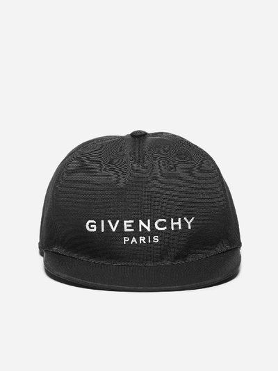 Givenchy Cappello Da Baseball In Misto Cotone Con Logo