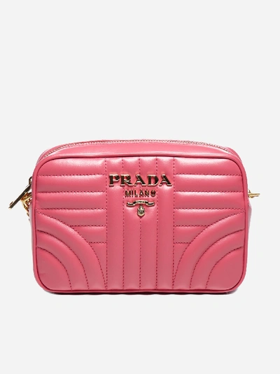 Prada Borsa Diagramme In Pelle Impunturata