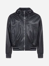 GIVENCHY GIACCA A VENTO IN PELLE