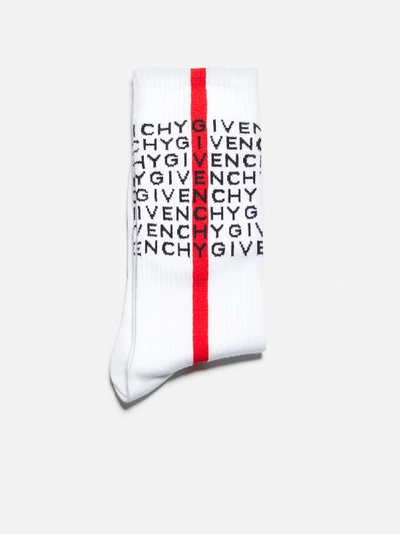Givenchy Calzini In Cotone Stretch Con Logo