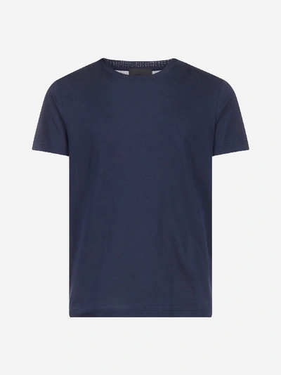Prada 3-pack Cotton Jersey T-shirt In Navy