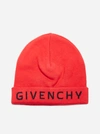 GIVENCHY BERRETTO IN COTONE E CASHMERE CON LOGO