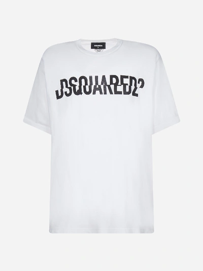 Dsquared2 T-shirt In Cotone Con Logo