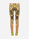 VERSACE LEGGINGS CON STAMPA BAROCCO