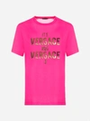 VERSACE T-SHIRT IN COTONE CON STAMPA
