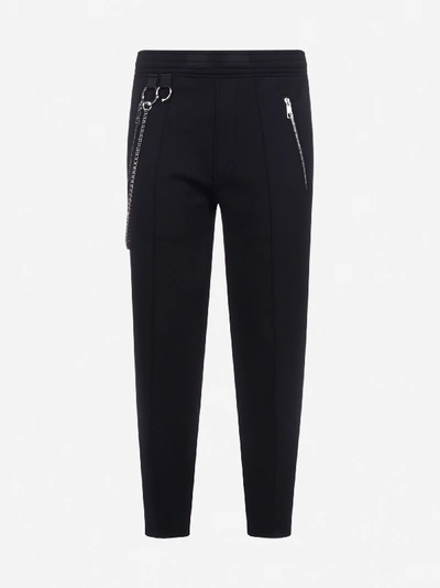 Neil Barrett Chain Embellishment Track Trousers