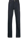 BURBERRY COTTON STRAIGHT TROUSERS
