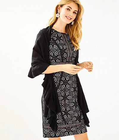 Lilly Pulitzer Marcelle Wrap In Black